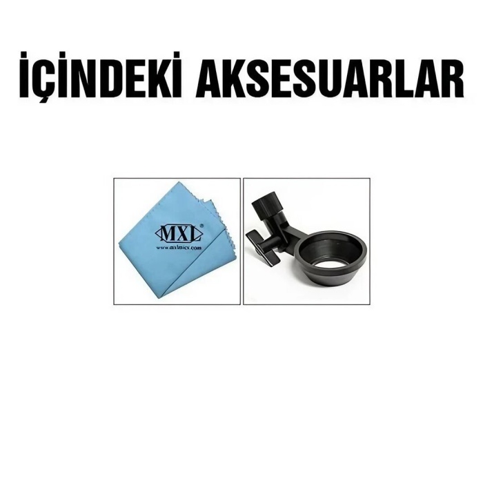 MXL Microphones 01 0077 Tempo XLR Geniş Diyafram Condenser Vokal/Enstrüman Mikrofonu | Stüdyo Kalitesi XLR Bağlantı